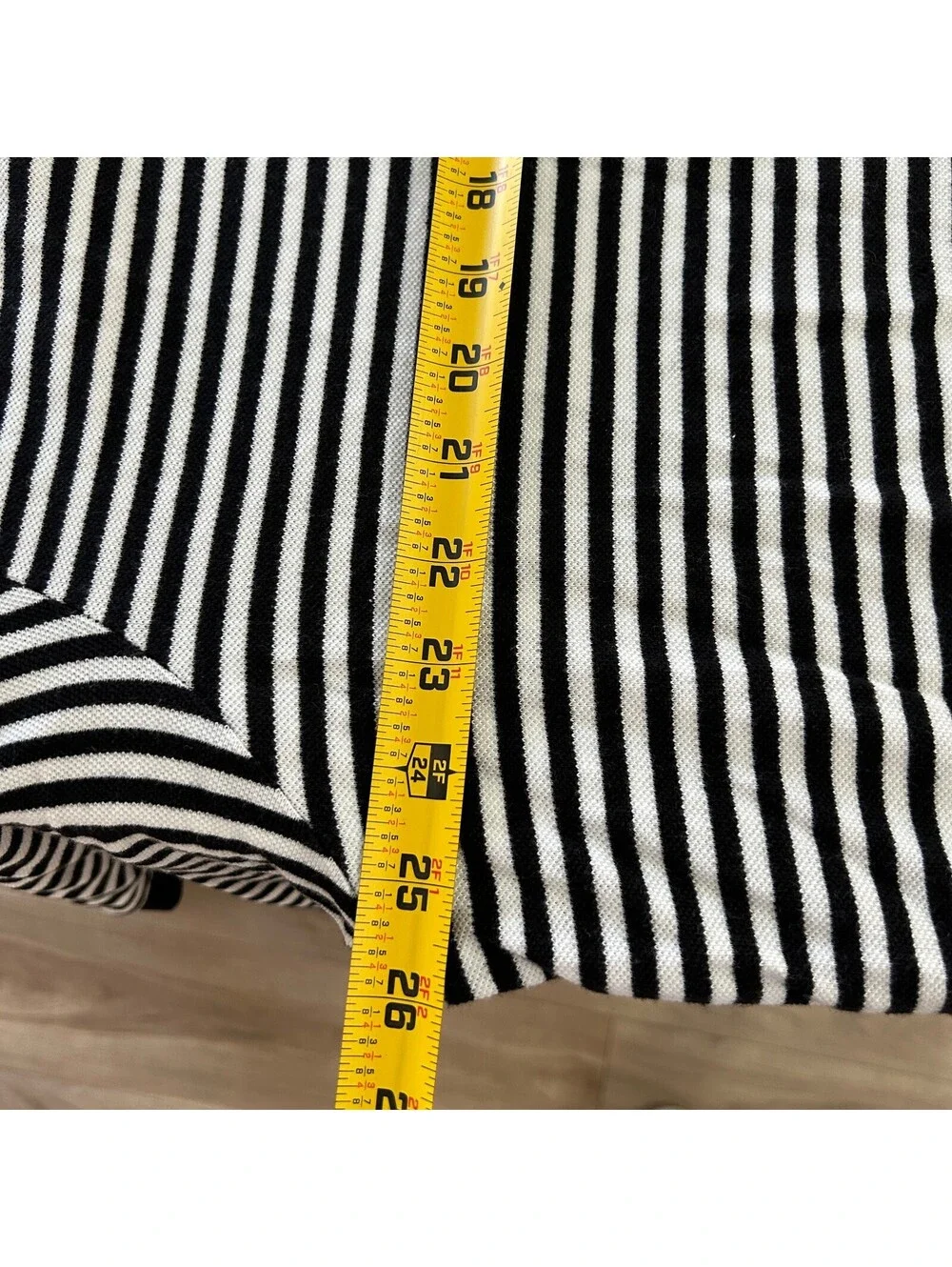 Polo Ralph Lauren 2XLT Black White Striped Polo Shirt 100% Cotton Golf Tennis